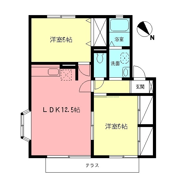 ボナールハウスⅠの間取り