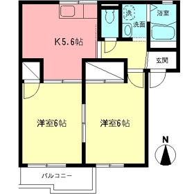 KMYコーポⅡの間取り