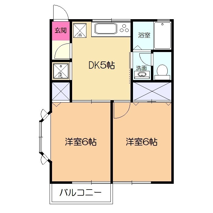 ドミールⅡの間取り