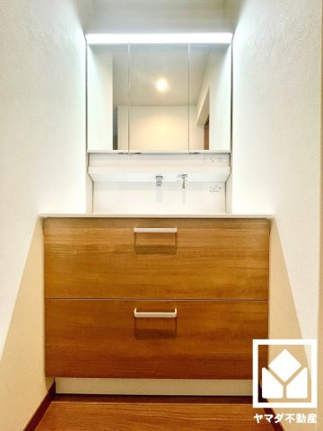 伏見区納所岸ノ下の独立洗面台