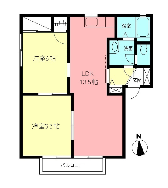 南里ガーデンハウスⅡの間取り