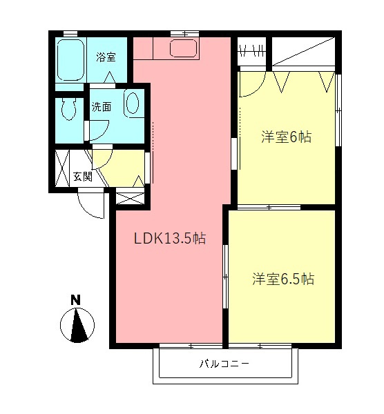 南里ガーデンハウスⅡの間取り