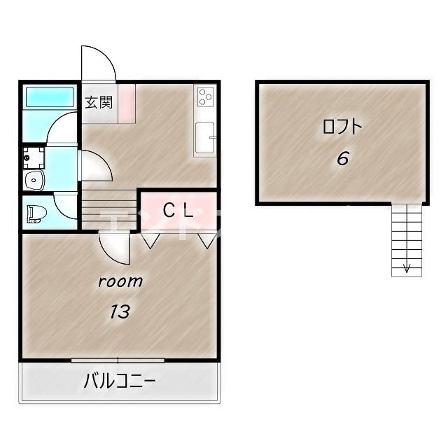 プラムハイツAの間取り|高崎、前橋、伊勢崎エリアのお部屋探しはエンドスケープまで！お客様の理想お聞かせ下さい♪