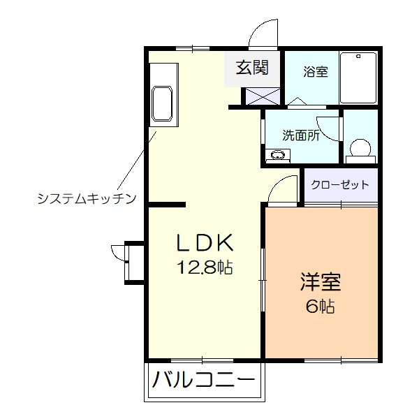 コーポ和貴Ｂの間取り