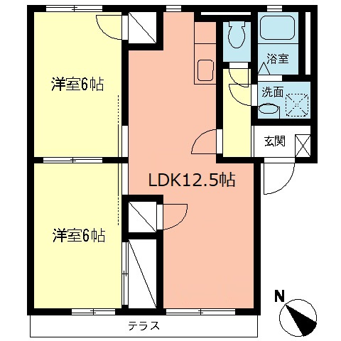 【解約】ミストラル湘南Ｂの間取り