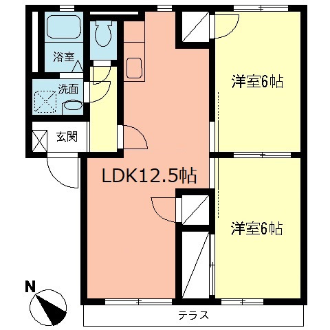 【解約】ミストラル湘南Ｂの間取り