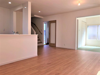 【居間・リビング】 | 【20万円ｷｬｯｼｭﾊﾞｯｸ対象物件】リーブルガーデン田原本町黒田3期 全7棟 3号棟 | 施工例写真