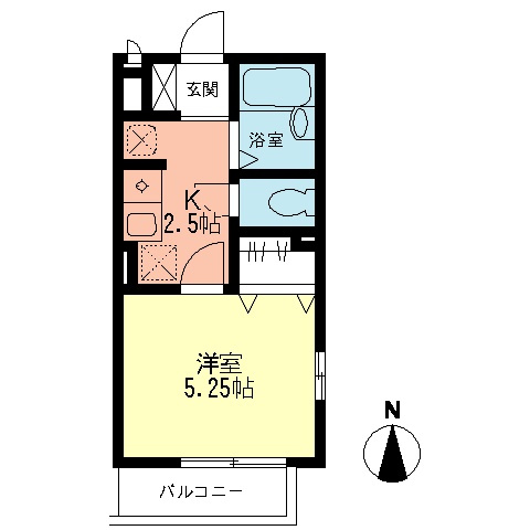 アイスール片倉の間取り