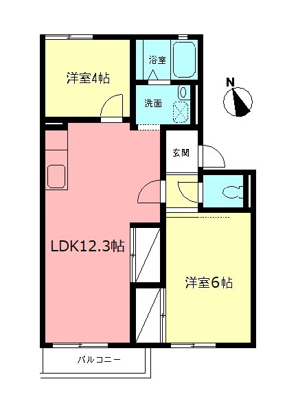 エスポワール鎌倉の間取り