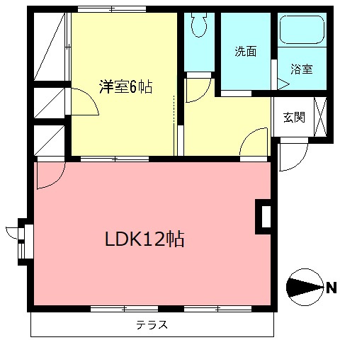 スミール井上Bの間取り