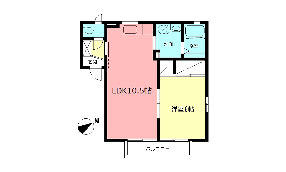 ビブレ柏の間取り