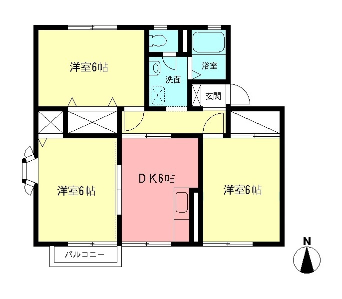 ファミール白山の間取り