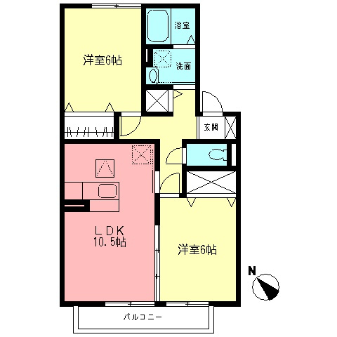 フィオーレの間取り