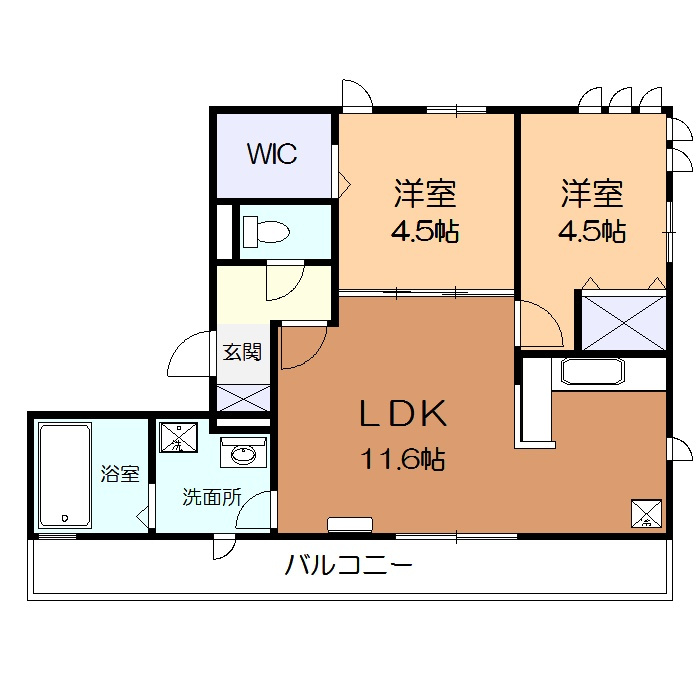 セレーノ湘南台の間取り