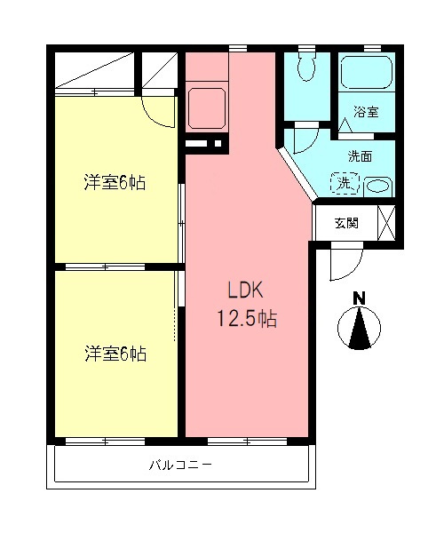 エクセレント泉の間取り