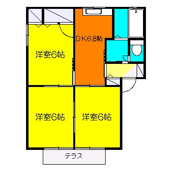 サンハイツの間取り