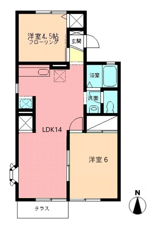 スプルースKOYAMAの間取り