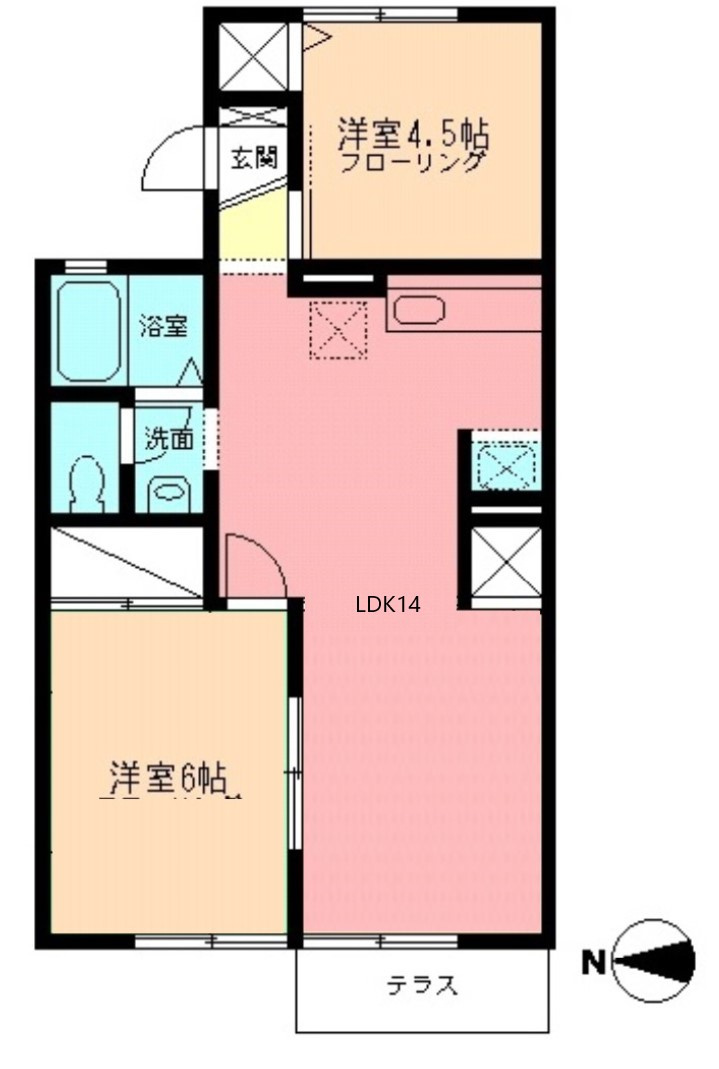 スプルースKOYAMAの間取り