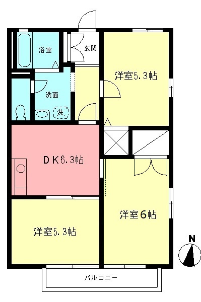 グランシャリオの間取り