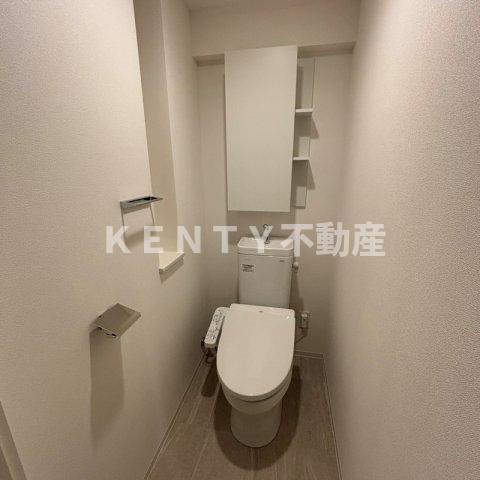 【トイレ】 | パークアクシス品川天王洲アイル | 清潔感のあるトイレです