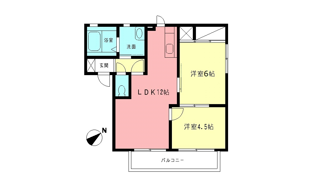 リヴェールAの間取り