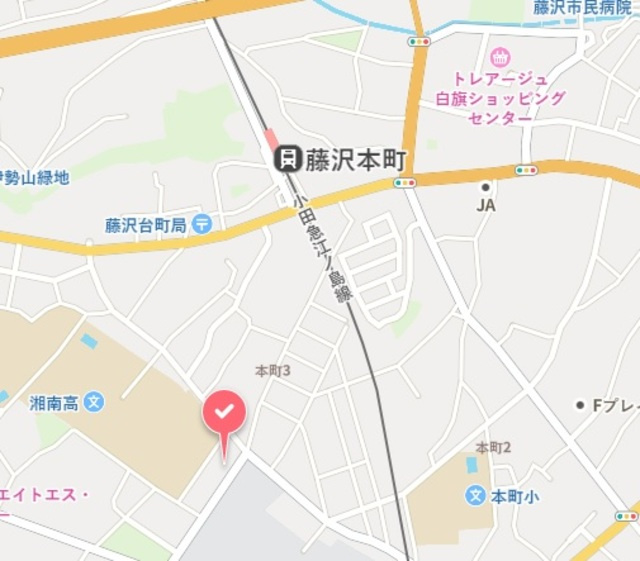 メゾン鵠沼神明の地図