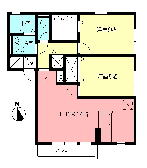 ブルメゾンの間取り