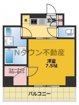 【間取り】 | ディアレイシャス大須赤門通本町 | 間取りです。