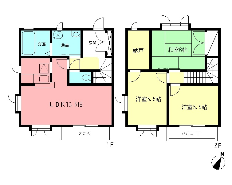 ヌーンリバーの間取り