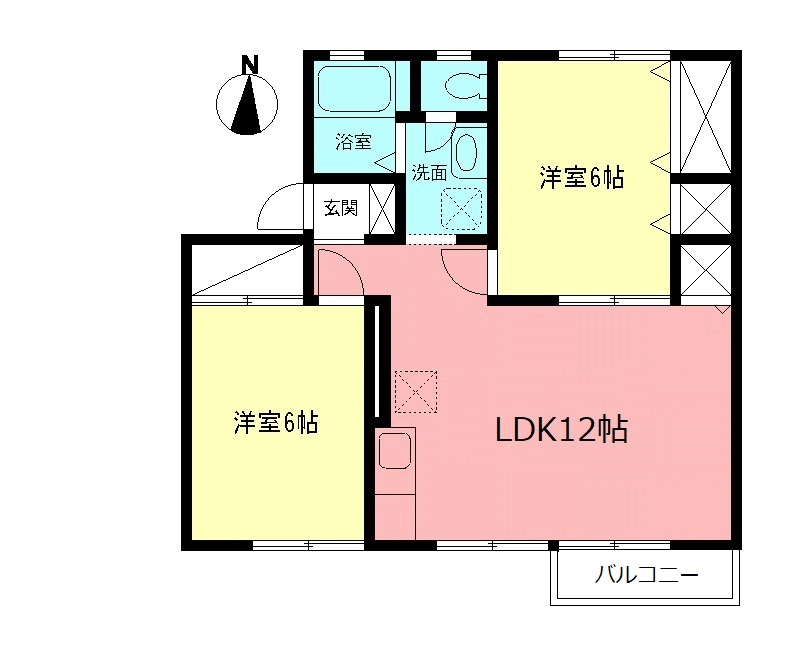 アネックスＭＯＲＩの間取り