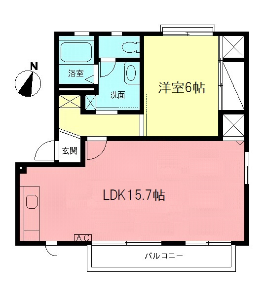 プロムナード桜台Ⅰの間取り