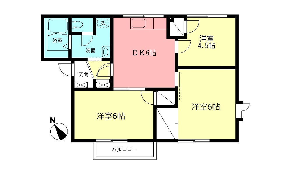 サンヴィレッジⅠの間取り
