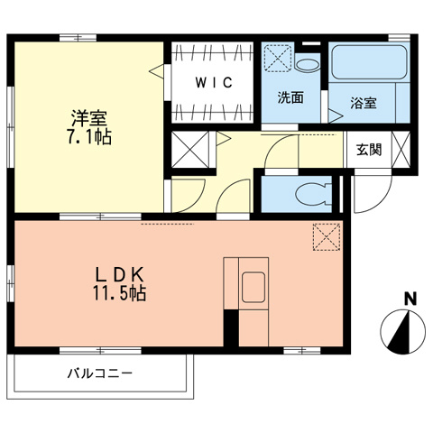 ベルデコートの間取り