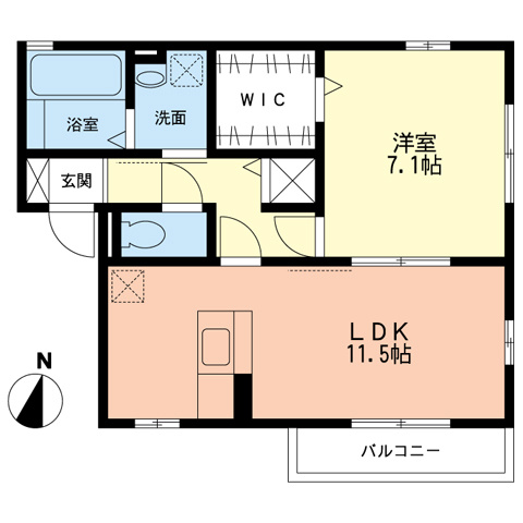 ベルデコートＢの間取り