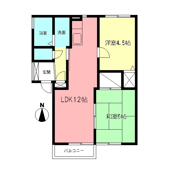 ボナールHAYASHIの間取り