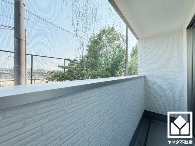 京田辺市河原神谷　1期　3号地のバルコニー