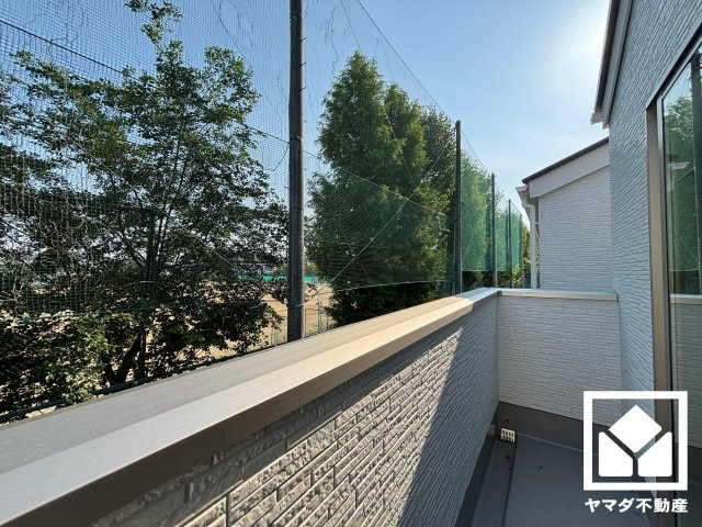 京田辺市河原神谷　1期　5号地のバルコニー