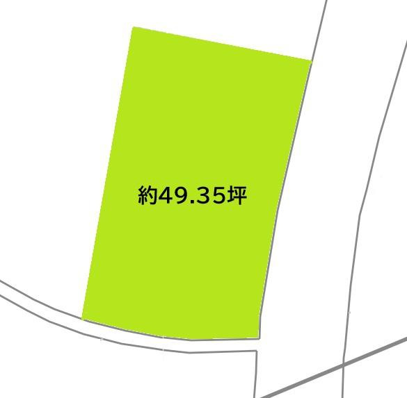 下津町黒田　土地の土地図