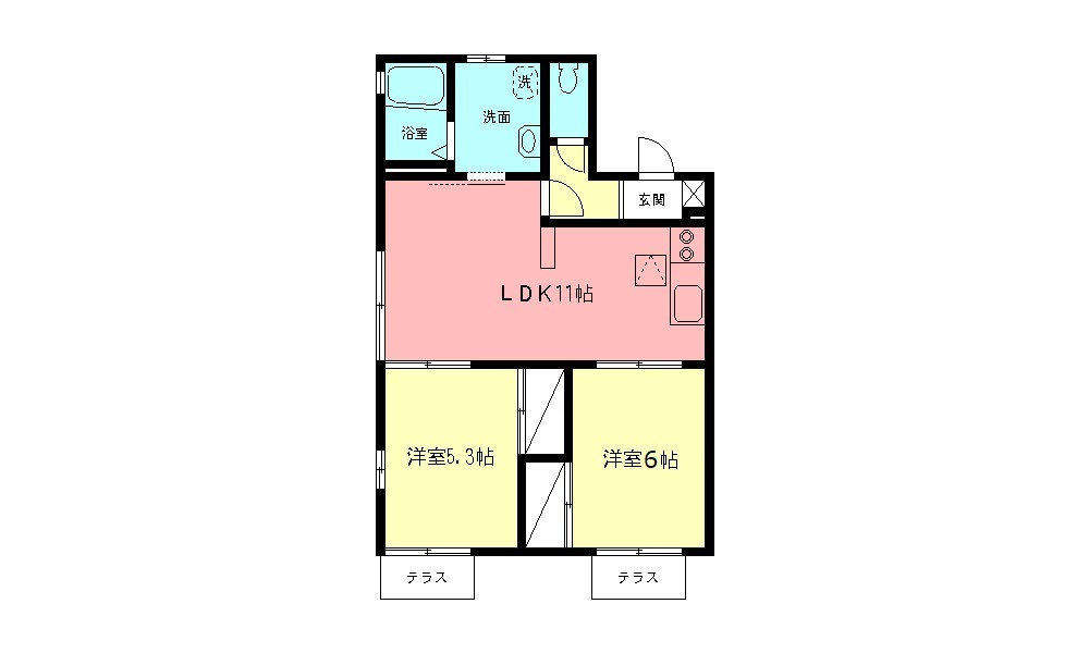 シュロス新横浜Ｂの間取り