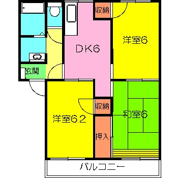 グランドールKの間取り