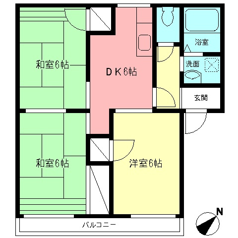 グランドールKの間取り