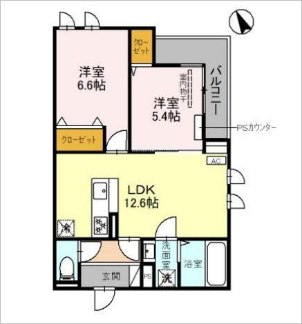 プランドール・セナの間取り