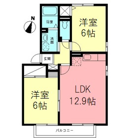 ベル・フラットBの間取り