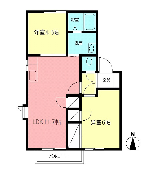 フレンド高橋の間取り