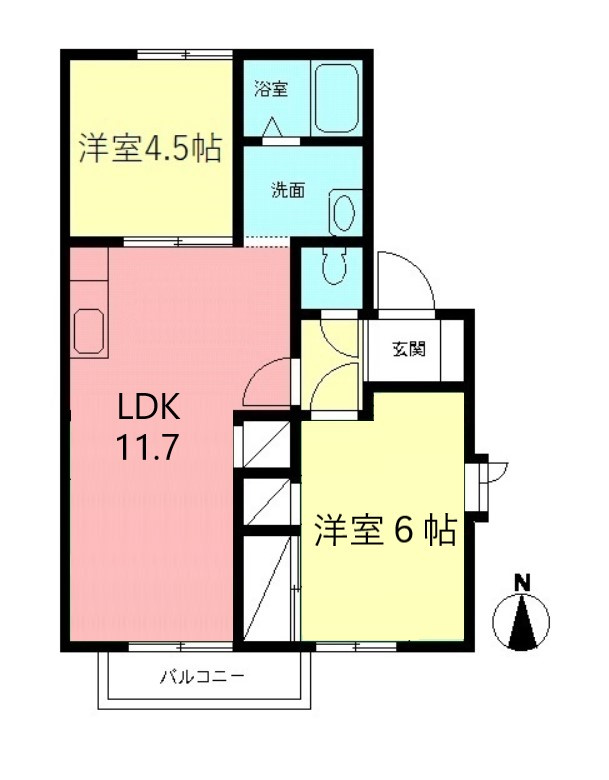 フレンド高橋の間取り