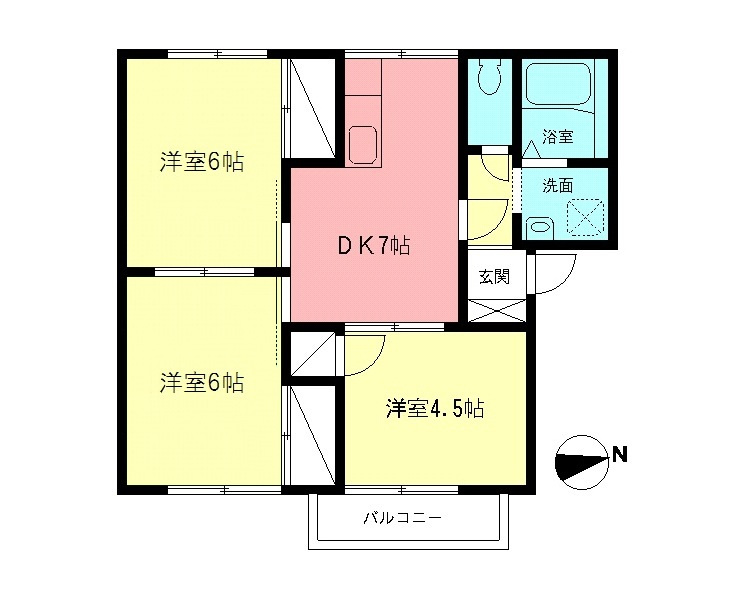 ベルドミィールの間取り