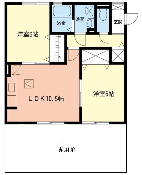 グローリアスDの間取り