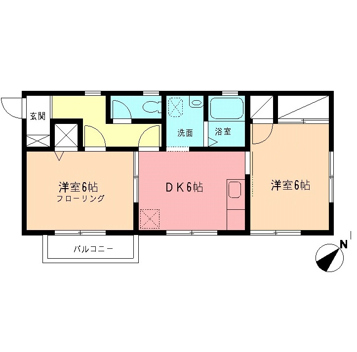 エーデルハイムナカの間取り