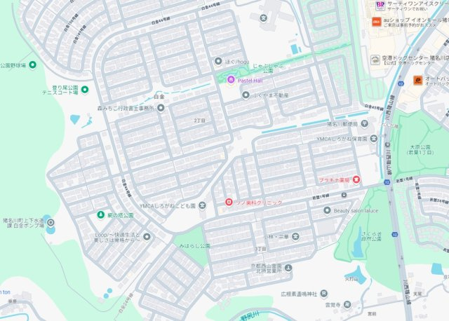 川辺郡猪名川町白金　第2期　新築一戸建ての地図