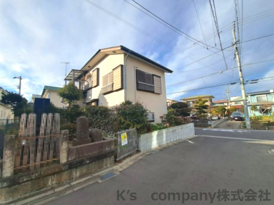 ◎高座郡寒川町小谷1丁目　建築条件無し　売地の前面道路含む現地写真|前面道路です♪